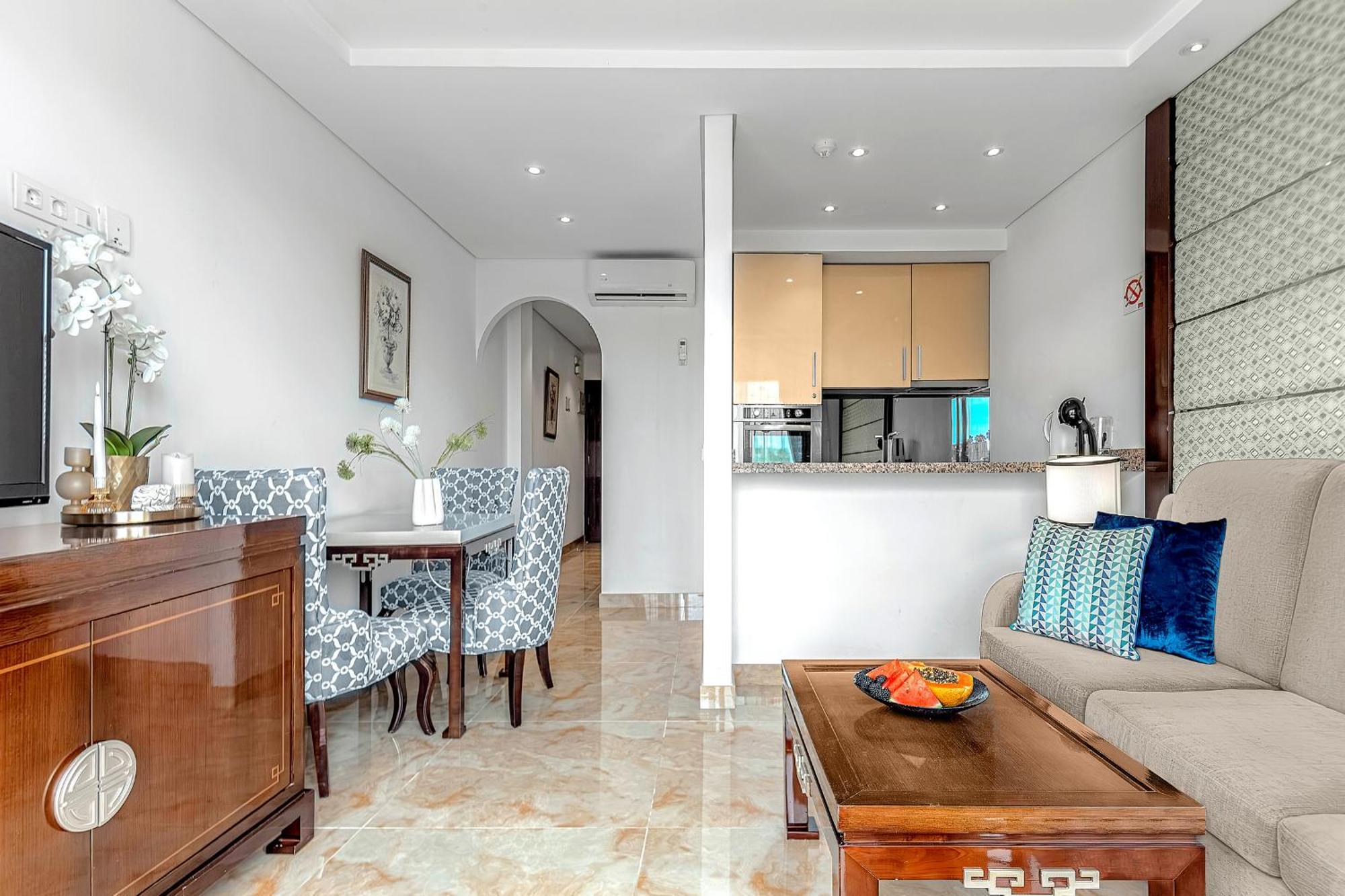 Ocean View Apartment In Albatros Golf Del Sur San Miguel de Abona Eksteriør bilde
